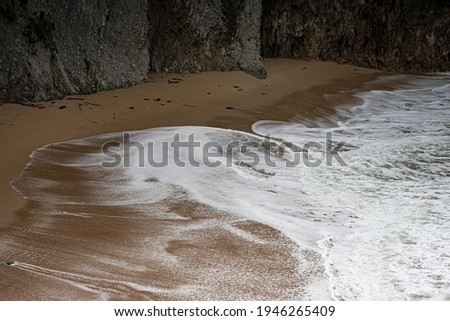 beach on the coast of Cantabria in Spain