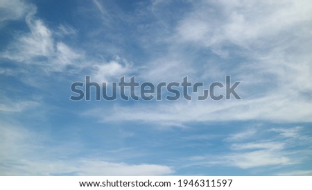 a beautifull view of blue sky and white cloud, this image can use for wallpaper or banner and background