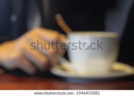 Defocused abstract background of coffee
