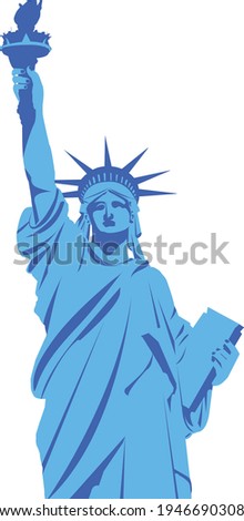 Statue of liberty illustrations and vectors