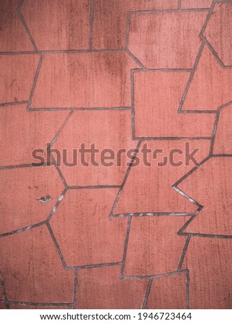 Abstract old geometry wall background
