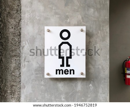 A picture of Toilet Sign Gender