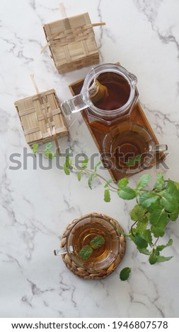 Tea time in the morning. Refresh body and soul
