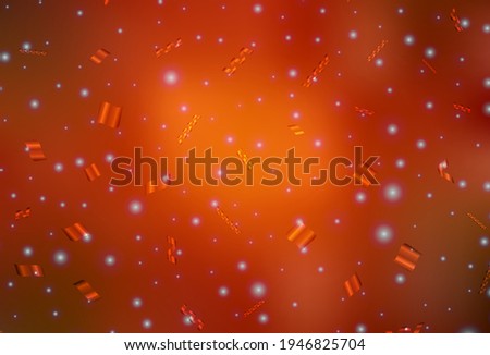 Dark Red, Yellow vector layout in New Year style. Abstract gradient illustration with colorful Christmas things. Template for lettering, typography.