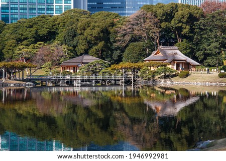 Hamarikyu's gardens from Japan a beautiful location with great landscapes