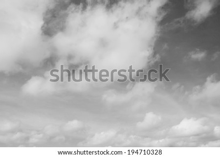 black and white clouds 