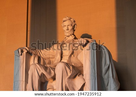 The Lincoln Memorial, permitted for commercial use without  release in Restricted List  Royalty-Free Stock Photo #1947235912