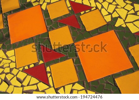 tile mosaic surface
