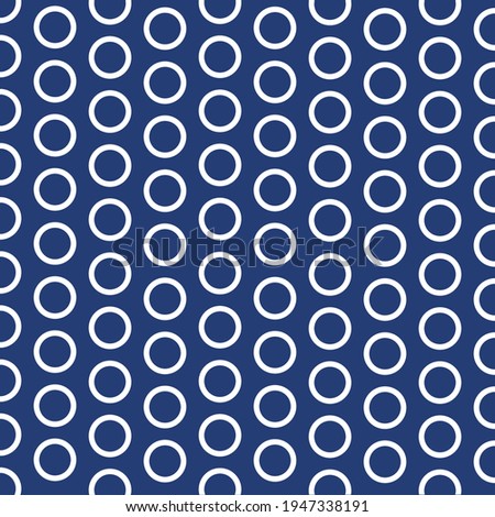 Abstract Background with Blue Circles