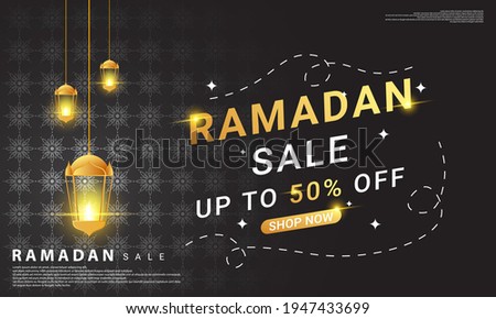 Ramadan sales background templates, perfect for promoting your products at Islamic events