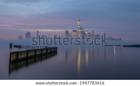New York City Skyline at Sunrise 