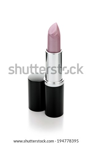 Professional lipstick isolated on white background