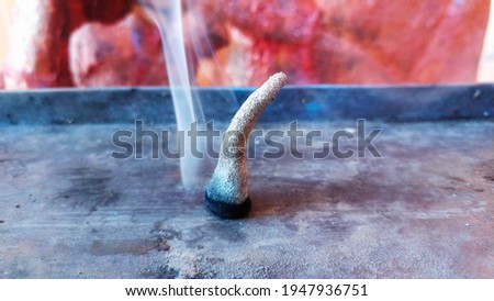 A beautiful picture of dhoop with smoke