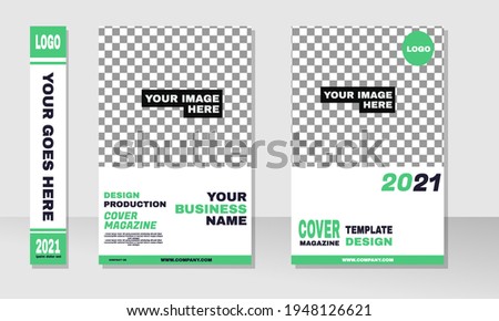 Illustration of graphic abstract poster flyer pamphlet brochure cover design layout space for photo background, vector template in A4 size
