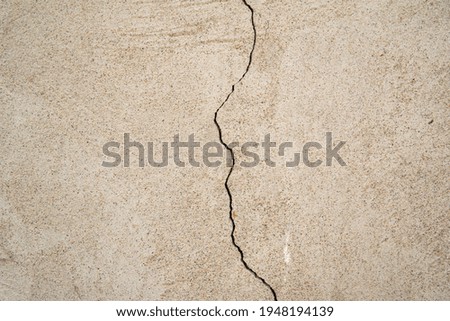 crack on the plastered wall. as a background to the backdrop.