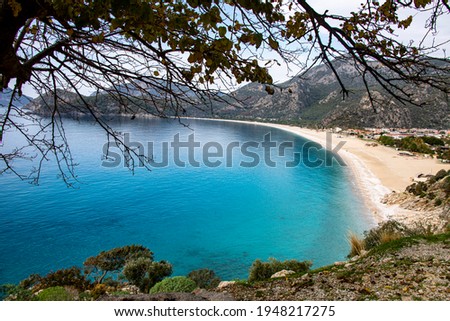 Oludeniz is a small neighbourhood and beach resort in the Fethiye district of Muğla Province, on the Turquoise Coast of southwestern Turkey. It reflects it's beauty wtih it's clear turquoise color.