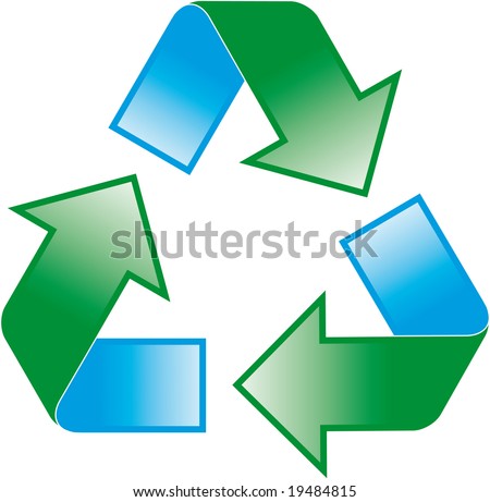 universal recycling symbol (vector in portfolio)