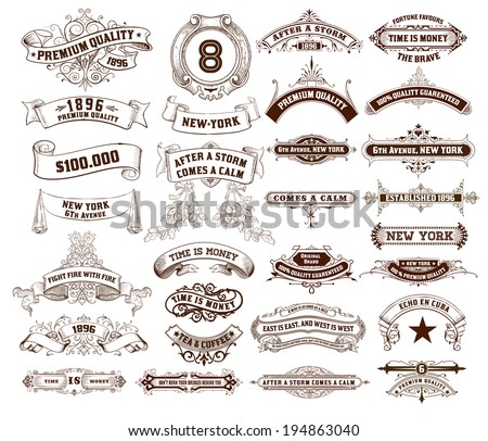 29 Labels and banners. Vector