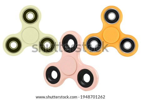 Fidget spinner with white background picture