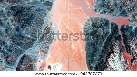 the straight line, abstract photography of the deserts of Africa from the air. aerial view of desert landscapes, Genre: Abstract Naturalism, from the abstract to the figurative, contemporary