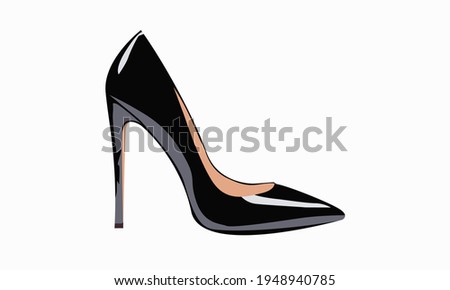 Women's Fashion High-heeled Stiletto Shoe Royalty-Free Stock Photo #1948940785