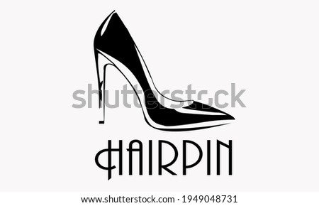 Women's Fashion High-heeled Stiletto Shoe Royalty-Free Stock Photo #1949048731