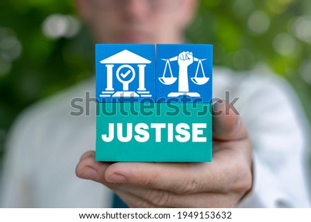 Concept of justice. Law and legal system.