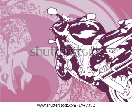 Motorcycle Grunge Background Series.
