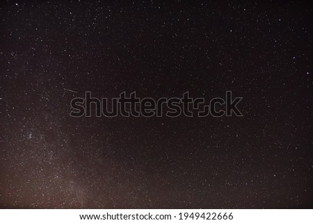 Milky Way  in April night sky.