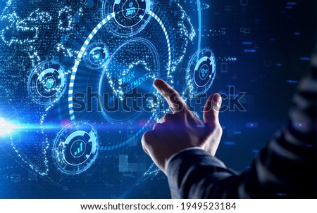Risk Management and Assessment for Business Investment Concept. Business, Technology, Internet and network concept. Royalty-Free Stock Photo #1949523184