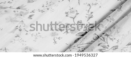 White cotton fabric with flower print. Buy floral art prints from independent artists and iconic brands. Texture, background