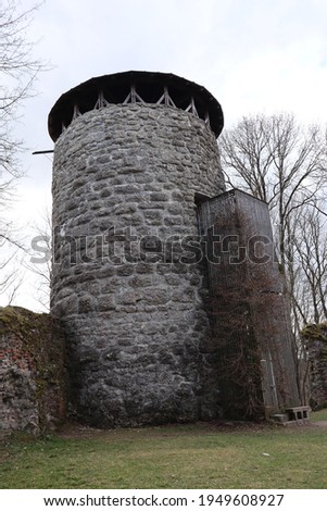 old castle called Haltenberg near Scheuering, Bavaria, Germany