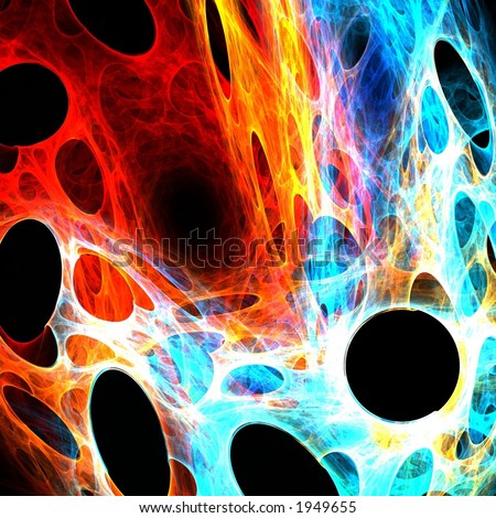 Colorful circles abstract pattern