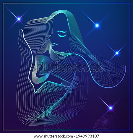 Mother and child together. Day of mother. Concept of maternity, love and care. Vector illustration.