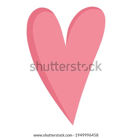 Heart loving you icon. Cartoon of Heart loving you vector icon for web design isolated on white background