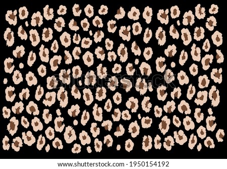 leopard animal pattern design vector
