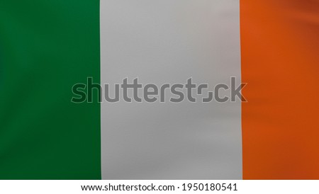 Ireland flag background. National flag of Ireland texture