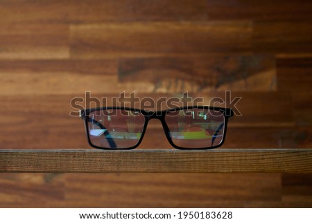 A studio photo of progressive reading glasses