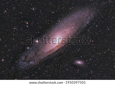 Andromeda Galaxy - shot with Esprit 100ED triplet APO Refractor