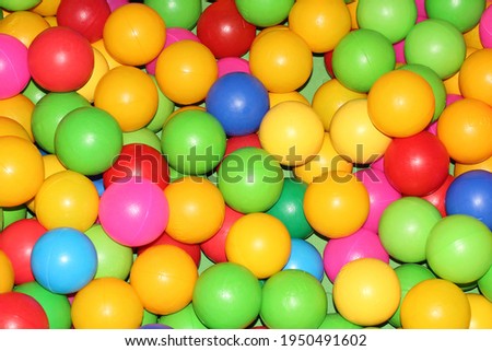 colorful plastic balls. Background photo.