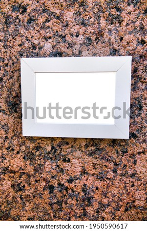 Classic interior and picture frame, Official Building Design. granite
