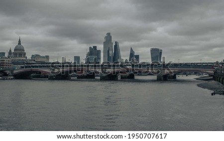 London Skyline. St. Pauls cathedral
