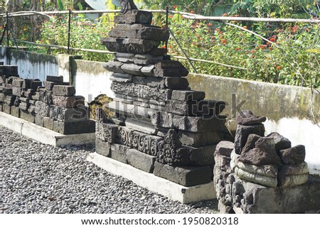 Simping stone temple ruins. Simping Temple is the tomb of Raden Wijaya, The King of Majapahit