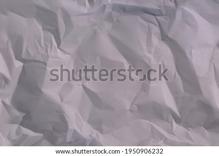 textured crumpled paper for drawing, letters with folds, convex texture, basis for designer, text, announcement