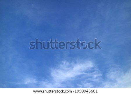 a beautifull view of blue sky and white cloud, this image can use for banner and wallpaper or background