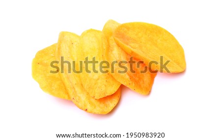 Dried sweet potato stock photo