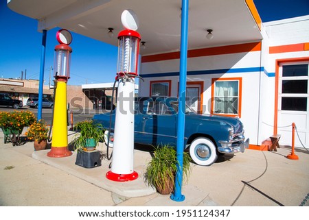 The Historic U.S Route 66, Williams, Arizona Royalty-Free Stock Photo #1951124347