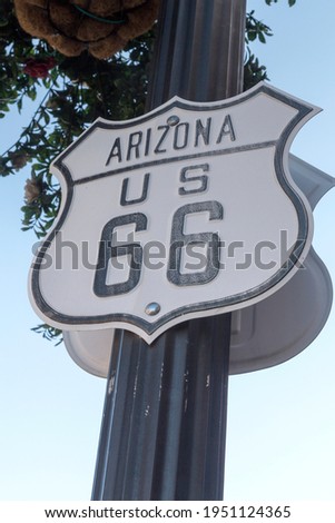 The Historic U.S Route 66, Williams, Arizona Royalty-Free Stock Photo #1951124365