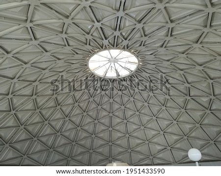 Uzbekistan market with grey roof