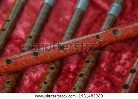 Wooden Traditional Serbian Flute in different colors  